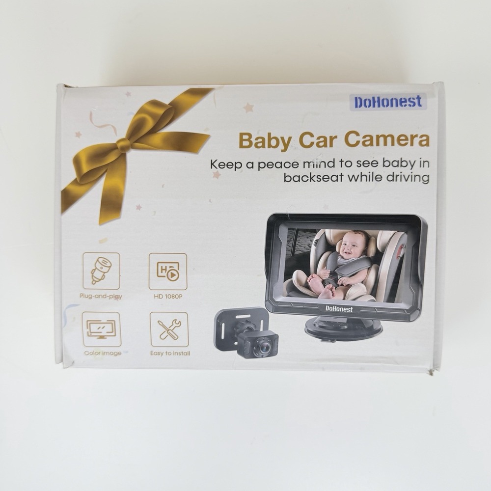 DoHonest V33 Car Camera Monitor HD 1080P Night Vision 150° Open Box